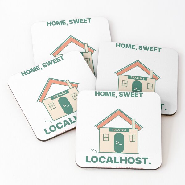 Item preview, Home Sweet Localhost - 127.0.0.1 Programmer Humor designed and sold by Ink and Wink.