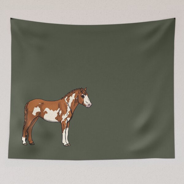 Item preview, Chestnut Overo American Bashkir Curly designed and sold by Old Water Cryptid .