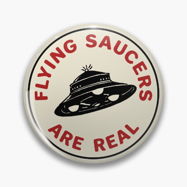Item preview, Flying Saucers Are Real • Fully Restored Vintage Space Ship UFO Alien Pop Art designed and sold by wmxdesign.