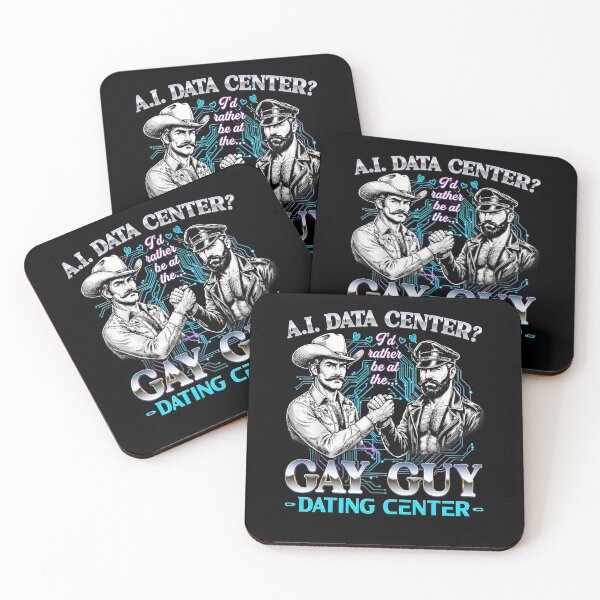 Item preview, Gay Guy Dating Center Cowboy Leather Funny designed and sold by Androca-Style.