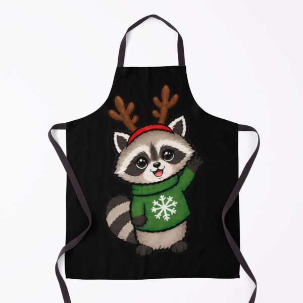 Item preview, Christmas raccoon designed and sold by Konvero.