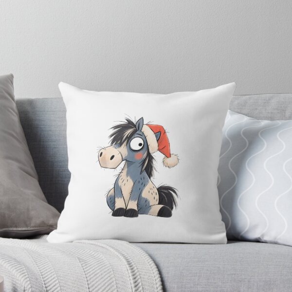 Item preview, Shaggy Pony in a Santa Cap designed and sold by The-Art-of-D.