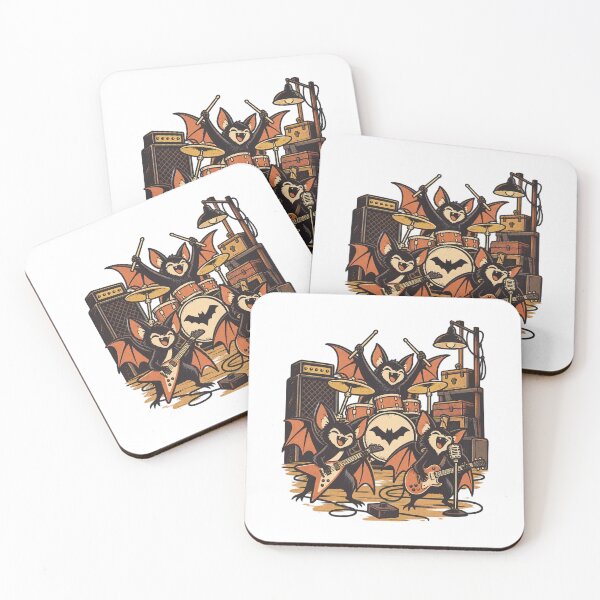Item preview, Bat Rock Band Playing a Spooky Garage Show designed and sold by Greemo03.