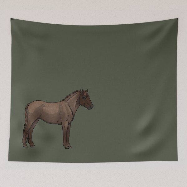 Item preview, Liver Red Roan American Bashkir Curly designed and sold by Old Water Cryptid .
