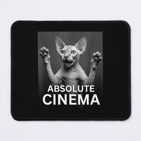 Item preview, Absolute Cinema Sphynx Cat Neon Green Meme designed and sold by d247.