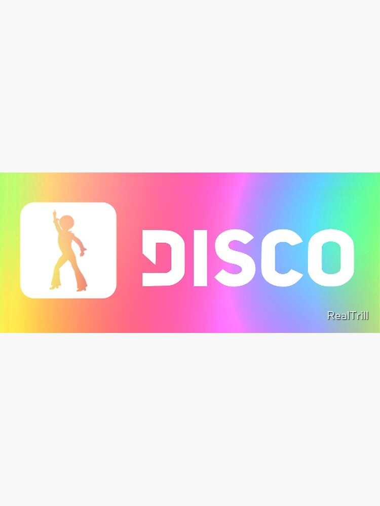 "Disco Discord Sticker" Poster by RealTrill Redbubble