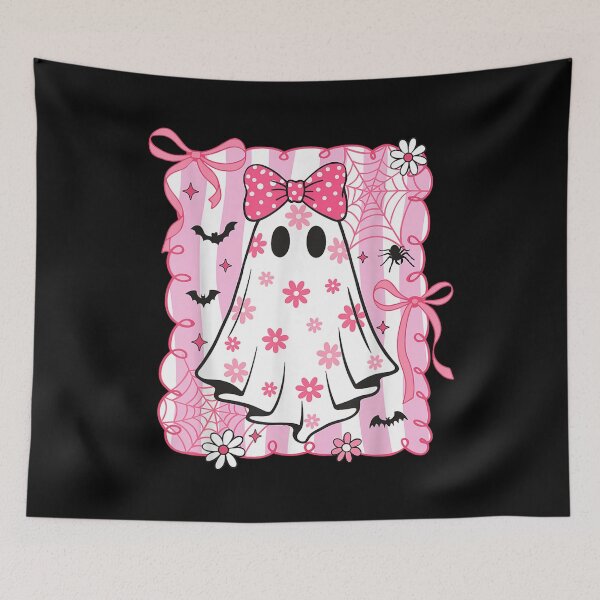 Item preview, Spooky Vibes Pink Ghost Preppy Halloween Women Girls Kids designed and sold by HuserPiri.
