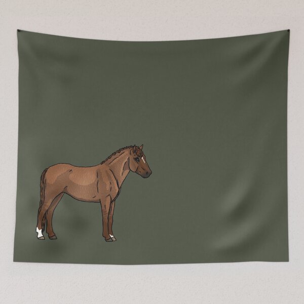 Item preview, Red Dun American Bashkir Curly designed and sold by Old Water Cryptid .