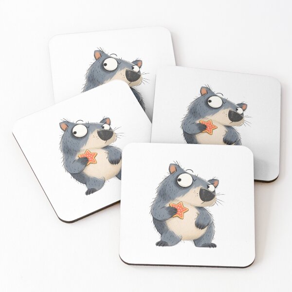 Item preview, Wombat with a Star Cookie designed and sold by The-Art-of-D.