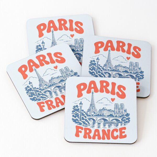 Item preview, Paris City Of Love Retro Style  designed and sold by HowToCanadian.