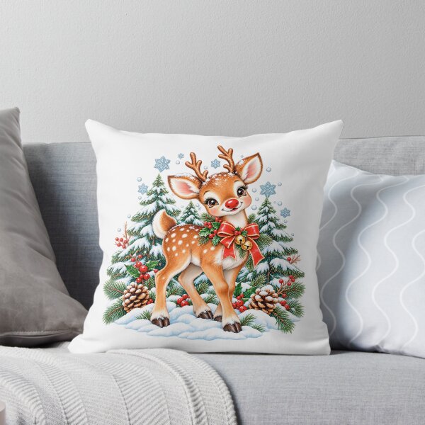 Item preview, Christmas Reindeer PNG, Cute Vintage Rudolph Design, Christmas Sublimation, Winter Deer Clipart, Holiday T-Shirt Design, Digital Download designed and sold by KMMODERNDESIGNS.