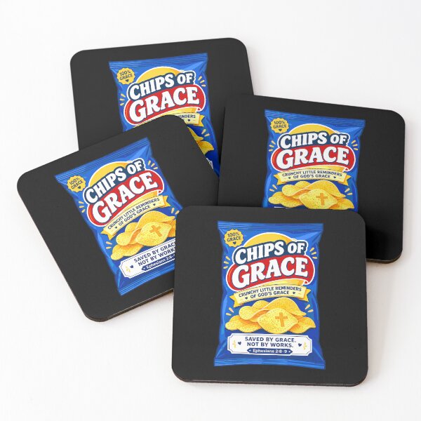 Item preview, Chips Of Grace - Saved By Grace Not By Works - Ephesians 2:8-9 designed and sold by plushism.