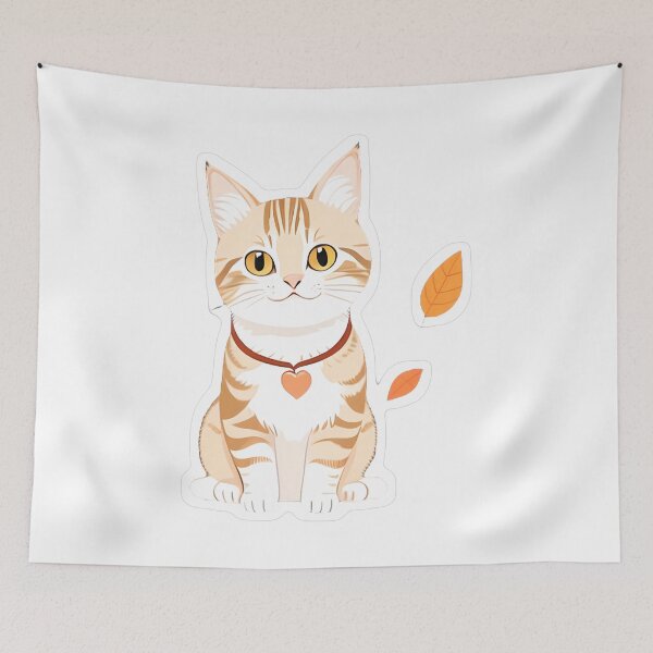 Item preview, Cute Tabby Kitten Thanksgiving designed and sold by For-Cat Studio.