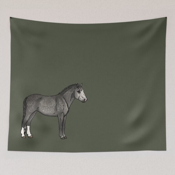 Item preview, Dapple Grey American Bashkir Curly designed and sold by Old Water Cryptid .