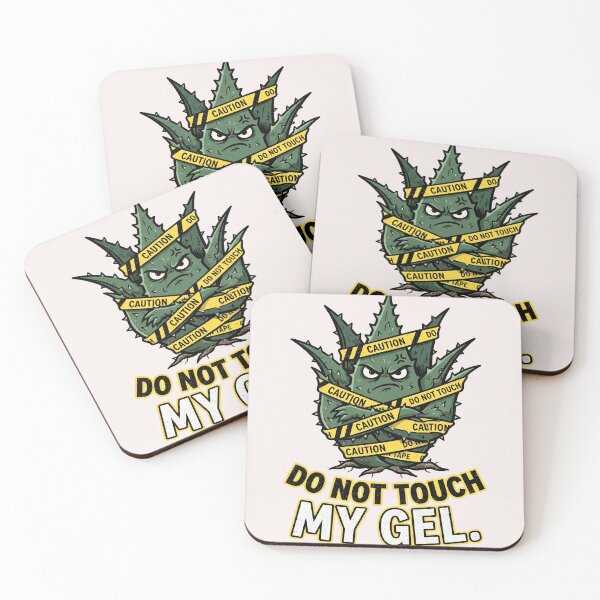 Item preview, Do Not Touch My Gel Angry Aloe Vera Plant designed and sold by LayercraftArt.