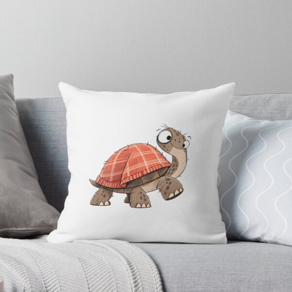 Item preview, Tortoise Under a Plaid Winter Blanket designed and sold by The-Art-of-D.
