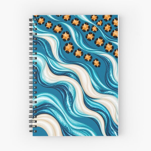 Item preview, Ocean Wild Luxe – Turquoise and Gold Leopard Marble designed and sold by annenambiro.