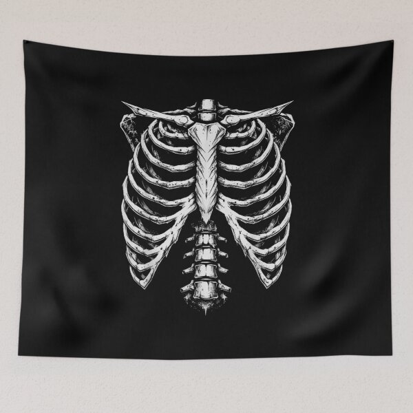Item preview, Vintage Skeleton Rib Cage Halloween Costume Men Women Kids designed and sold by HuserPiri.