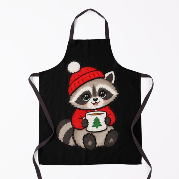 Item preview, raccoon with coffe designed and sold by Konvero.