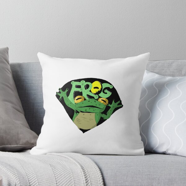 Item preview, Frog Graffiti Logo Cute Whimsical Toad Art designed and sold by STRANGEHonor.