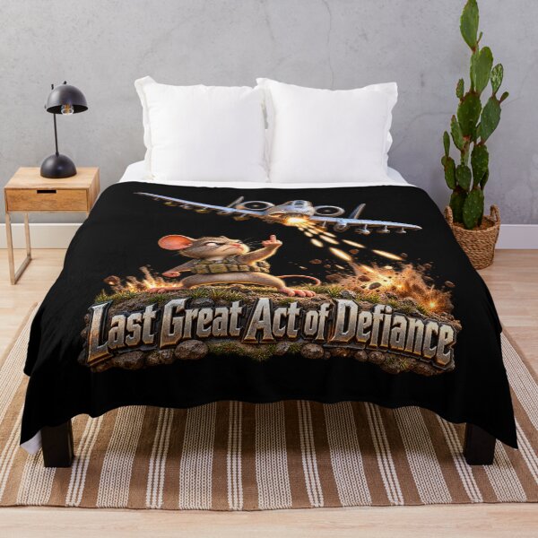 Item preview, Last Great Act of Defiance - Defiant Mouse vs Thunderbolt - 3D - Transparent designed and sold by Military Insignia Products.