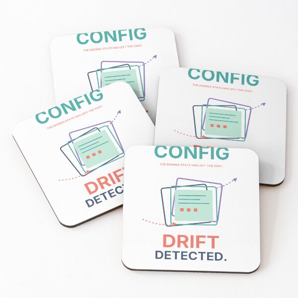 Item preview, Config Drift Detected - Funny DevOps Infrastructure Humor designed and sold by Ink and Wink.
