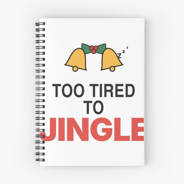 Item preview, Too Tired To Jingle Funny Christmas designed and sold by TeeHeeHeeStore.