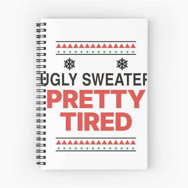 Item preview, Ugly Sweater Pretty Tired Funny Christmas designed and sold by TeeHeeHeeStore.