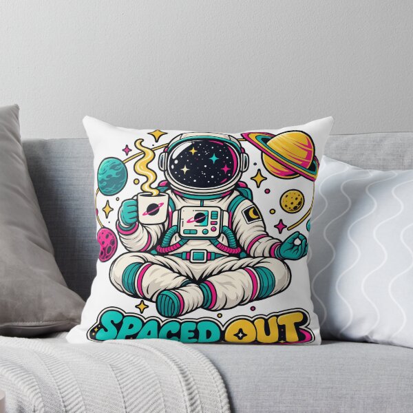 Item preview, Spaced Out Meditating Astronaut with Coffee designed and sold by codex401.