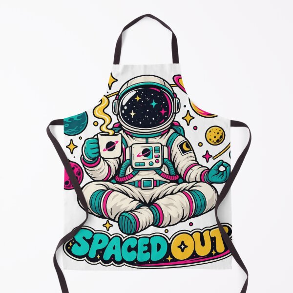 Item preview, Spaced Out Meditating Astronaut with Coffee designed and sold by codex401.