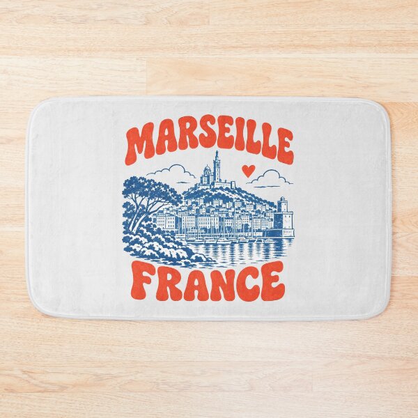 Item preview, Marseille France Retro Style  designed and sold by HowToCanadian.