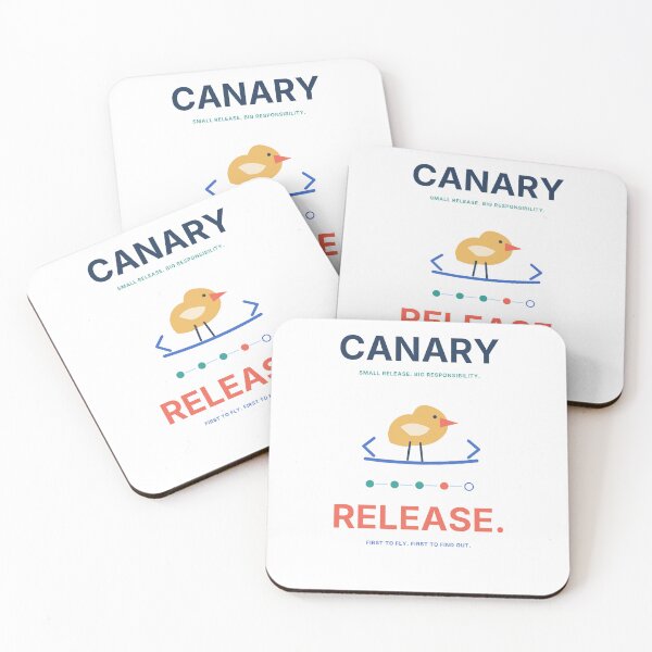 Item preview, Canary Release - Funny DevOps Deployment Strategy designed and sold by Ink and Wink.
