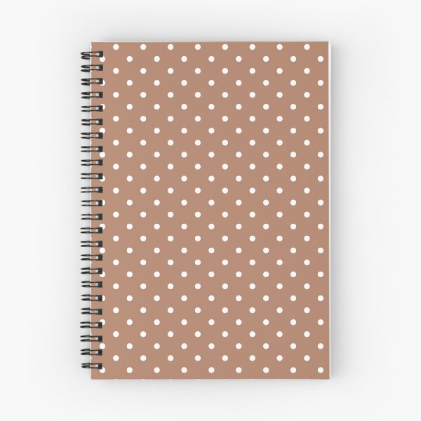Item preview, Mini polka dot pattern in brown and white designed and sold by RishabhArts1.