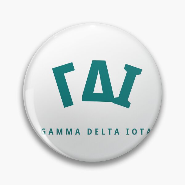 Item preview, GDI Crossing - Gamma Delta Iota arched Greek letters designed and sold by HTown Greek Supply.
