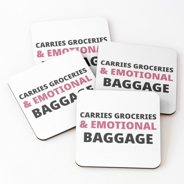 Item preview, Carries Groceries & Emotional Baggage designed and sold by The Needery.