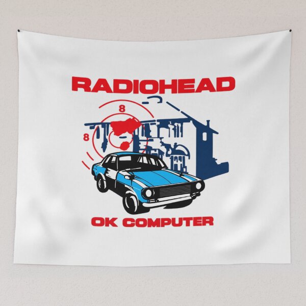 Item preview, Retro 90s Cyberpunk Glitch Art Minimalist, Radiohead designed and sold by vchpazovai.