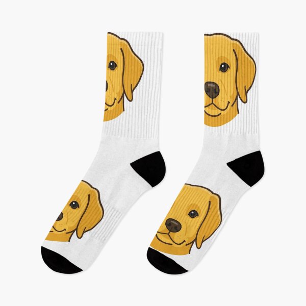 Item preview, Cute Labrador Retriever Head Simple 2D Cartoon Style designed and sold by CraftyUniverse.