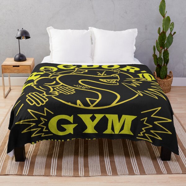 Item preview, Trogdor's Gym Burninate Your Muscles Funny Dragon Fitness designed and sold by dperlo06.