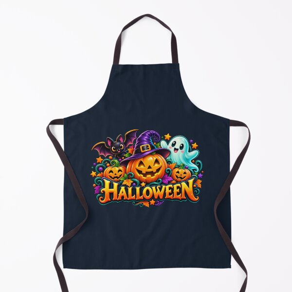 Item preview, Cute Halloween Pumpkin Witch Hat Ghost and Bat Design designed and sold by DIB Designs – Express Your Style.