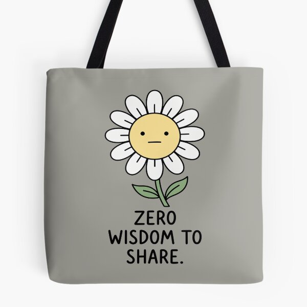 Item preview, Zero Wisdom To Share Cute Daisy Flower designed and sold by LayercraftArt.