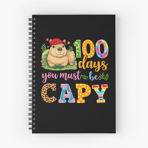 Item preview, 100 Days You Must Be Capy – Cute Capybara School Celebration designed and sold by bimimagic.