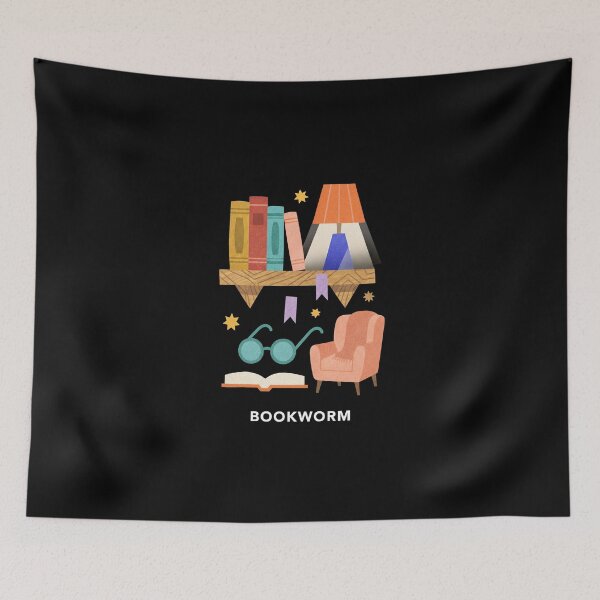 Item preview, Bookworm designed and sold by PaperiePress.