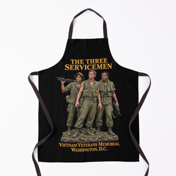 Item preview, Three Servicemen Bronze Vietnam Memorial Tribute Statue - Colorized - Washington, DC - 3D - Transparent designed and sold by Military Insignia Products.