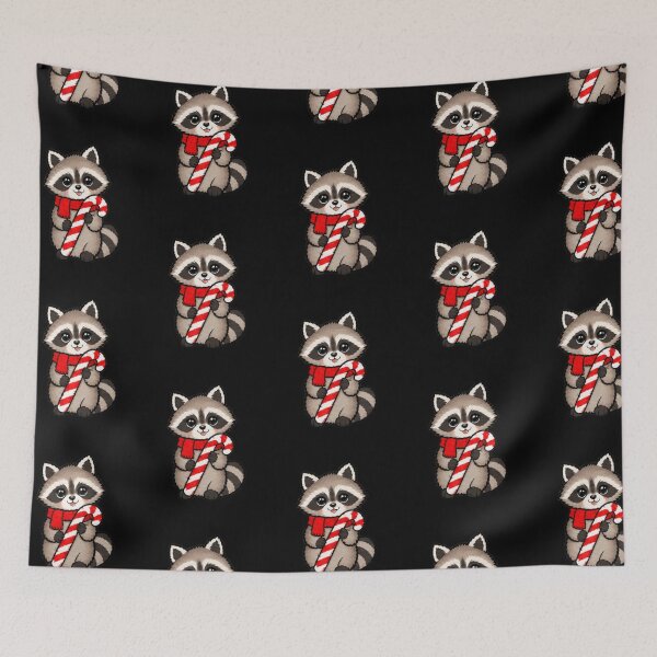 Item preview, Raccoon christmas  designed and sold by Konvero.