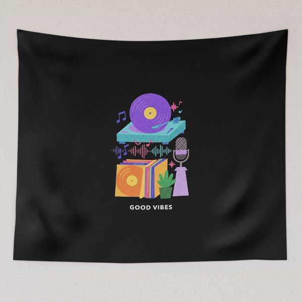 Item preview, Music Good Vibes designed and sold by PaperiePress.