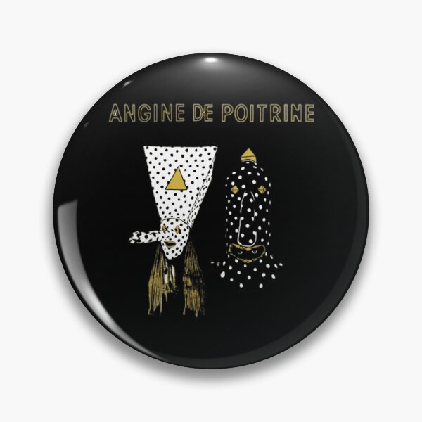 Item preview, Dark Wave Post Punk French Retro Music Graphic, Angine De Poitrine designed and sold by vchpazovai.