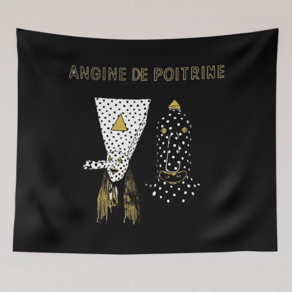 Item preview, Dark Wave Post Punk French Retro Music Graphic, Angine De Poitrine designed and sold by vchpazovai.
