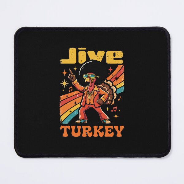 Item preview, Thanksgiving Afro Turkey Jive Vintage 70s designed and sold by Designart68.
