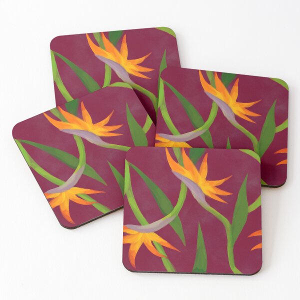 Item preview, Bird of paradise flower water color pattern designed and sold by Fridayscorner.