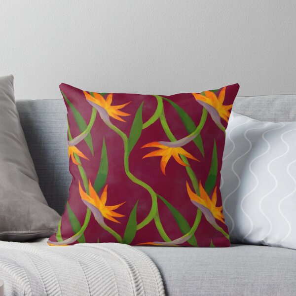 Item preview, Bird of paradise flower water color pattern designed and sold by Fridayscorner.